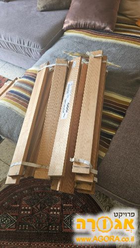 2 בסיסים גמישים מעץ למיטה