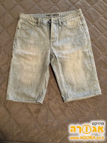 מכנסי ברמודה ג'ינס לגבר GOLF מידה 30