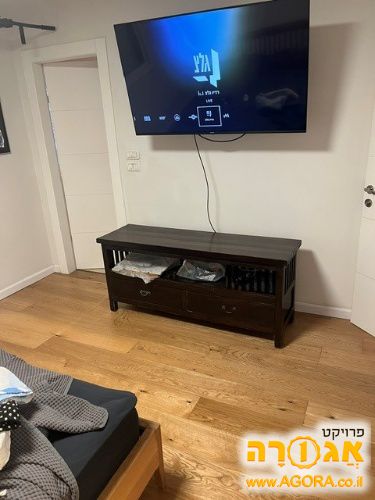 שידץ עץ למסירה עם 2 מגירות