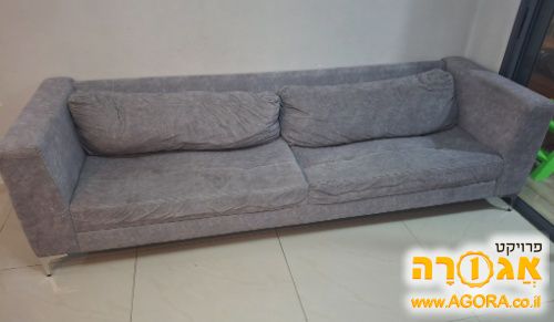 ספה רוחב 2.80 מ' צבע אפור