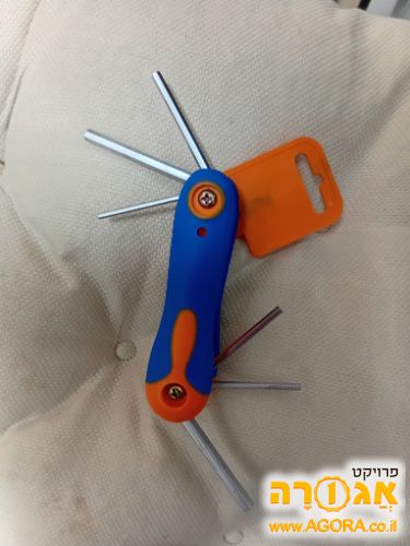 טס מפתחות בצורת משושה להברגה