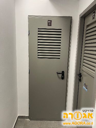 דלת רפפה חדשה למחסן