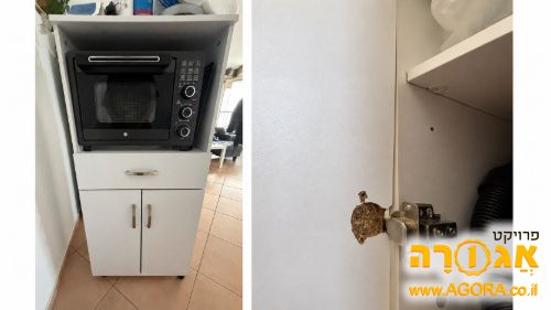 ארונית לטוסטר אובן / מיקרוגל עם מגירה ו-
