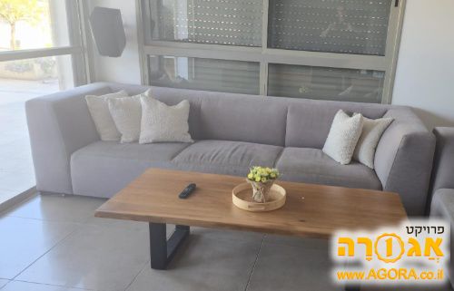 ספת סלון באורך 2.80 בצבע אפור