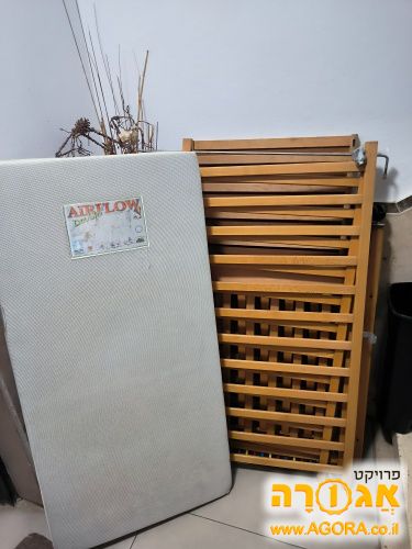 מיטת לול סטנדרטית עם מזרון
