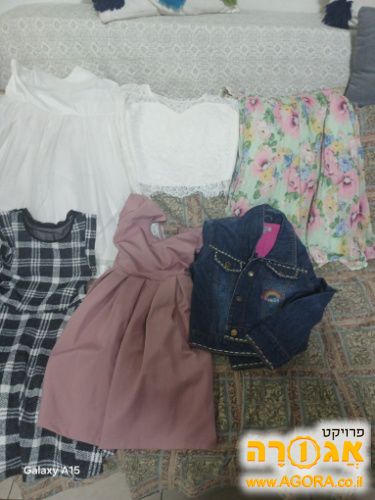 בגדי בנות לגילאי 7- 8 לערך