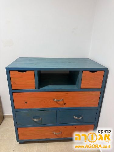 שידה לחדר ילדים / שידת החתלה (מעץ מלא)