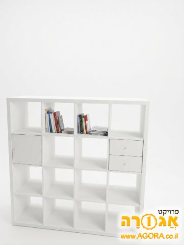 ארון ספרים כוורת איקאה