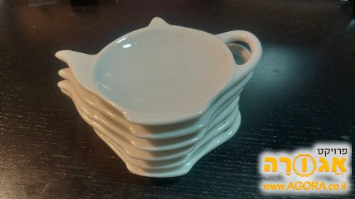 צלויות חרסינה עבור שקיות תה
