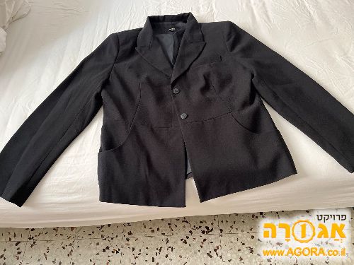 מעיל אלגנטי לנשים שחור כחדש