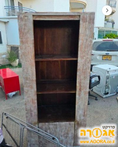 שידת ספרים עץ מלא