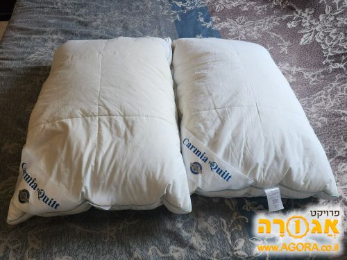 כריות נוצות איכותיות במצב טוב מאוד