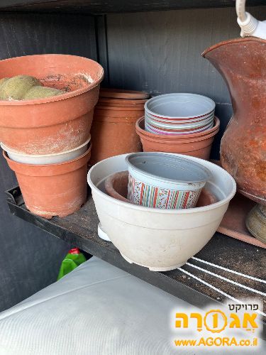 עציצים ריקים
