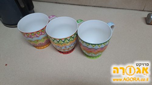 3 ספלים יפים