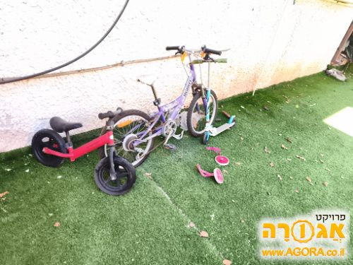 אופניים, קורקינט, אופני איזון, גלגלי עזר