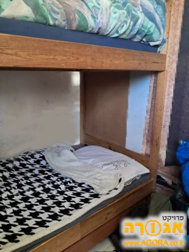 מיטת קומותיים מעץ איקאה