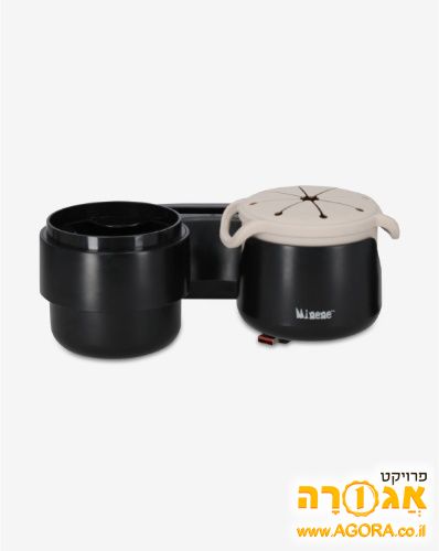 מעמד לסלולרי ולכוס שמתחבר לעגלה
