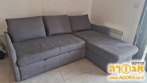 ספת סלון נפתחת למיטה זוגית