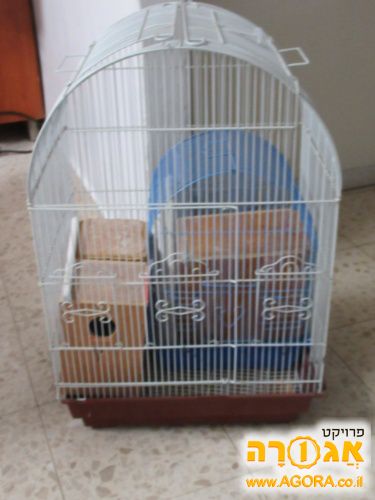 2 כלובים לתוכים+ 3 מגדרות