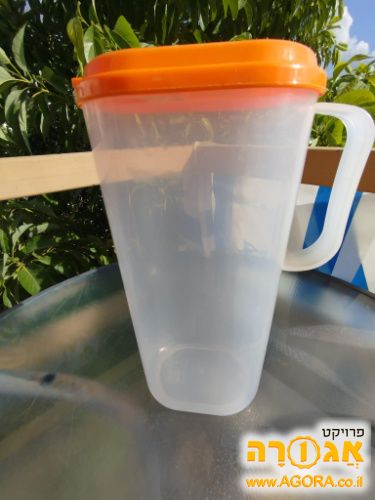קנקן פלסטי שטוח 1.7 ליטרים