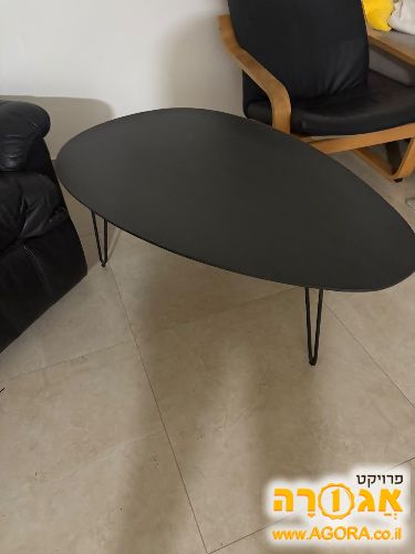 שולחן קפה שחור עיצוב מודרני