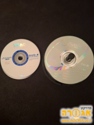 דיסקים ריקים לצריבה-CD ו- זDVD