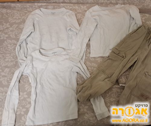 גופיות חמות לילדים מידה 8