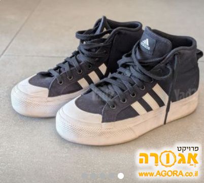 נעלי אדידס במצב מעולה מידה 38