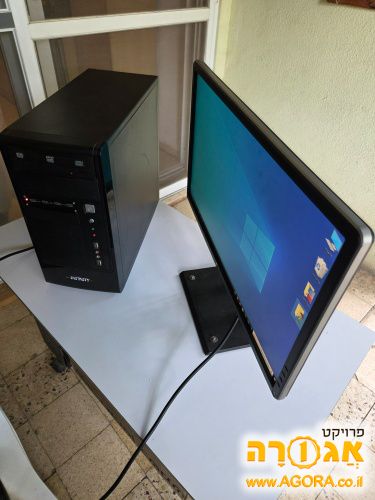 מחשב i3 ומסך 24 אינץ ישנים ועובדים