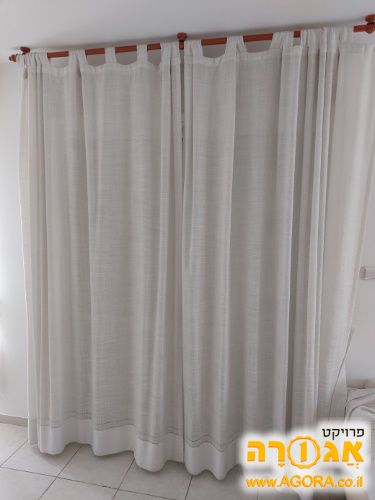 וילונות לבנים/אוף ווייט