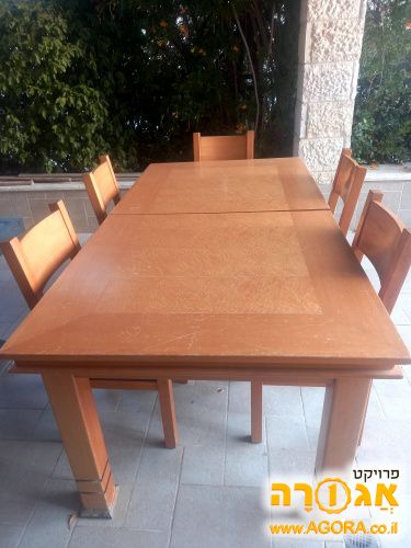שולחן ו6 כסאות