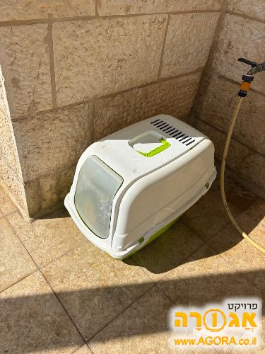ארגז חול סגור לחתול