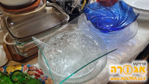 קערות ומגשי פיירקס בגדלים שונים
