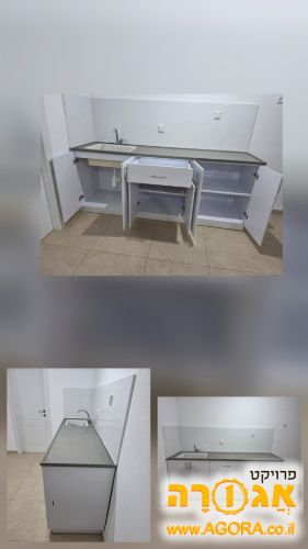 מטבח קבלן כולל שיש וכיור