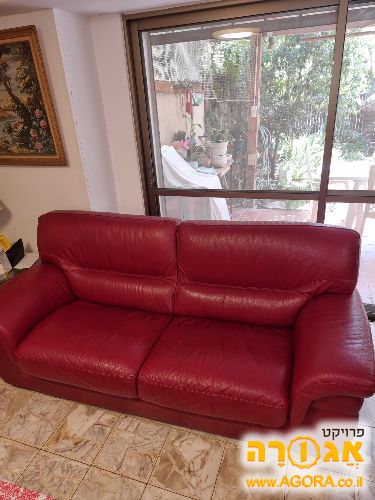 מערכת ישיבה 3+2+1 מעור איכותי מבית דיבאנ