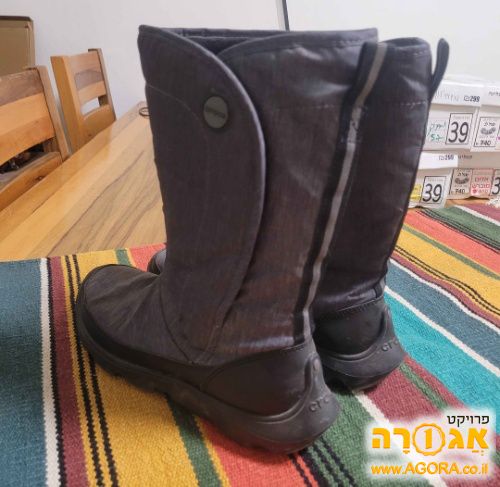 מגפי קרוקס Crocs מידה 39 לנשים