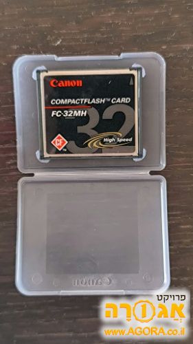 כרטיס זיכרון קומפקט פלאש Canon