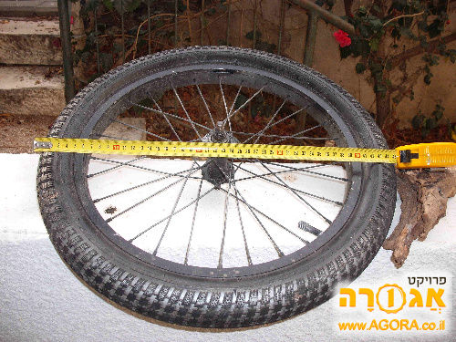 גלגל אופניים גודל בינוני לא תקין