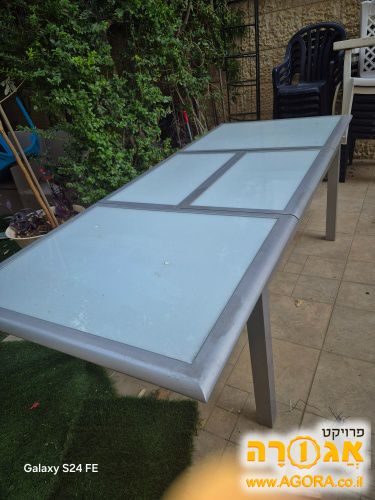 שולחן גינה מתכת