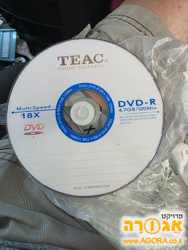 דיסק לחדש להקלטת אאודיו /וידאו