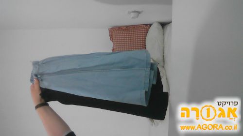חצאיות לילדה מידות 10-12 דמוי ג'ינס