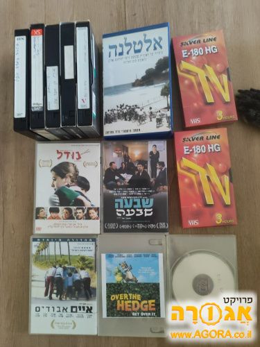 סרטים DVD ו vhs