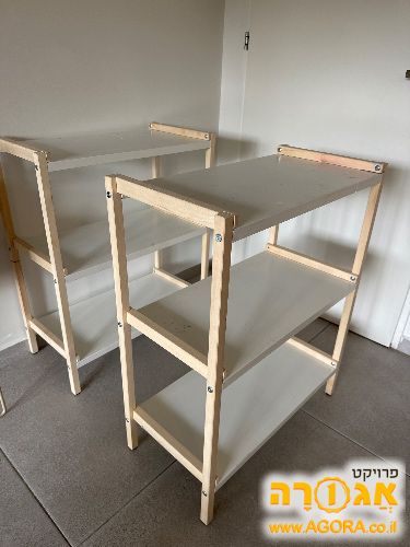 2 יחידות מדפים איקאה
