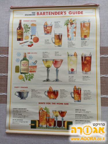 פוסטר - מתכונים למשקאות