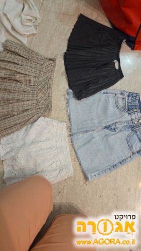 4 חצאיות מתוקות של zara מידות 4-7