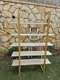 כוננית מדפים מעץ