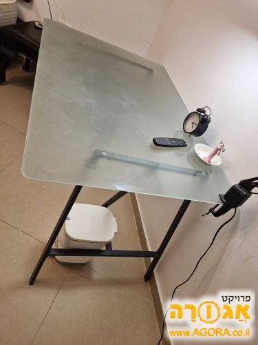 שולחן פלטה זכוכית