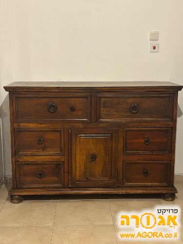 שידת עץ אמיתי