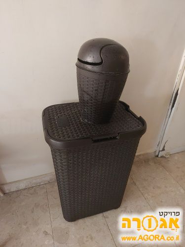 סל כביסה ופח תואם