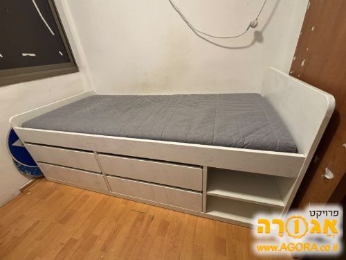 מיטת slakt של איקאה כולל מזרון